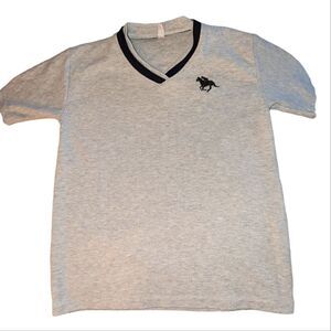 Boys gray and black shirt‎ size 10